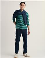Seasalt Cornwall Pure Cotton Striped Long Sleeve T-Shirt Multi