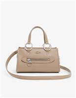 Lacoste Top Handle Shoulder Bag Tan