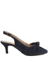 Suede Kitten Heel Court Shoes