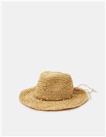 Straw Beaded Hat