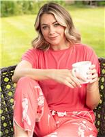 Cyberjammies Modal Rich Jersey Pyjama Top Pink