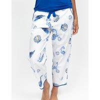 Cyberjammies Cotton Modal Seahorse Pyjama Bottoms Blue Mix