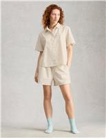 Pure Cotton Polka Dot Pyjama Shorts