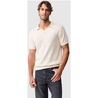 Rodd & Gunn Poison Bay Linen Blend Knitted Polo Shirt Natural
