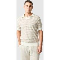 Rodd & Gunn Galdfield Pure Cotton Knitted Polo Shirt Cream