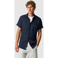 Rodd & Gunn Palm Beach Slim Fit Pure Linen Shirt Navy