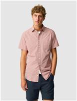 Rodd & Gunn Collingwood Relaxed Fit Pure Cotton Shirt Dark Orange