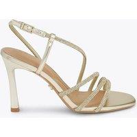 Carvela Wide Fit Sparkle Stiletto Heel Sandals Gold