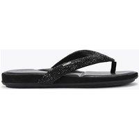 Carvela Embellished Flat Flip Flops Black