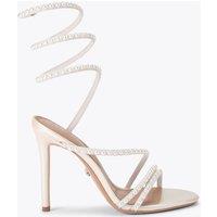 Carvela Embellished Spiral Strap Stiletto Heels Gold