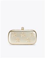 Carvela Starfish Clutch Bag Silver