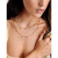 Katie Loxton Gold Plated Shell Charm Necklace Gold