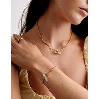 Katie Loxton Gold Plated T-Bar Bracelet Gold