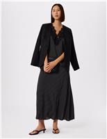 Pure Linen Collarless Blazer