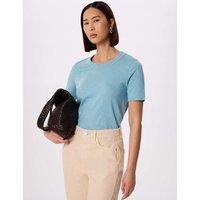 Whistles Rosa Pure Cotton T-Shirt Blue