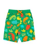 Frugi Pure Cotton Printed Shorts (1-10 Yrs) Green