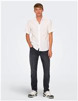 Tapered Fit 5 Pocket Jeans