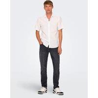 ONLY & SONS Tapered Fit 5 Pocket Jeans Black
