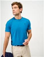 Crew Clothing Pure Cotton Jersey Crew Neck T-Shirt Light Pink