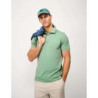 Crew Clothing Pure Cotton Pique Polo Shirt Light Green