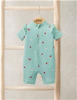 Mamas & Papas Strawberry Rashsuit Swim All In One (0-3 Yrs) Blue