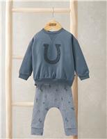 2 Piece Wild West Jumper & Leggings Outfit (7lbs-12 Mths)