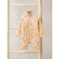 Mamas & Papas Lemon Long Sleeve Swim All In One (0-3 Yrs) Pink
