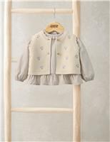 2 Piece Pure Cotton Knitted Embroidered Set (0 Mths-3 Yrs)