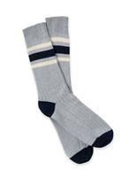 Striped Pure Cotton Ribbed Socks