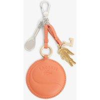 Lacoste Tennis Racket Mirror L Charm Key Ring Orange