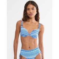 Triumph Summer Printed Padded Wired Bikini Top Light Blue