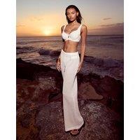 Triumph Crochet-Style Beach Trousers White