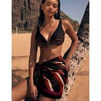 Triumph Beach MyWear Pareo Beach Cover Up Sarong Dark Brown