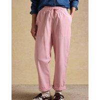 Joules Lyocell Rich Drawstring Straight Leg Chinos Pink