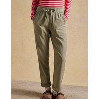 Joules Lyocell Rich Drawstring Relaxed Chinos Khaki