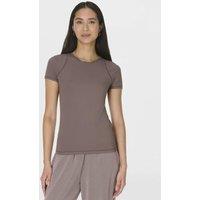 Sweaty Betty All Day Crew Neck Yoga T-Shirt Taupe