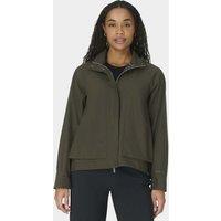 Sweaty Betty Motion Waterproof Hooded Cropped Parka Green