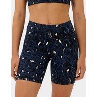 Sweaty Betty Power 6 Biker Gym Shorts Blue Marl