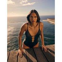 Triumph Metallic Ring Detail Swimsuit Black