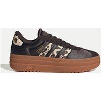 Adidas VL Court Bold Leather Platform Trainers Black