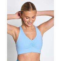 Girlfriend Collective Stevie Ballet Non Wired Sports Bra Light Blue