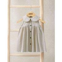 Mamas & Papas Gingham Embroidered Dress (7lbs-3 Yrs) Pink