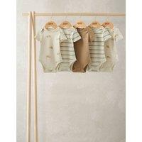 Mamas & Papas 5 Pack Rhino Bodysuits (7lbs-24 Mths) Multi