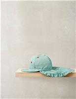 Strawberry Peaked Sun Hat (0-36 Mths)