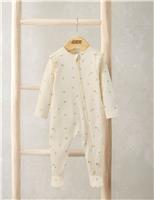 Pure Cotton Floral Sleepsuits (6lbs-12 Mths)