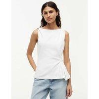 Tommy Hilfiger Pure Cotton Knot Front Top White