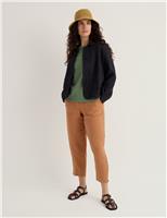 Seasalt Cornwall Pure Linen Relaxed Lightweight Jacket Pink