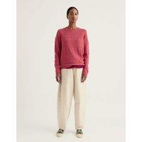 Seasalt Cornwall Pure Cotton Knitted Relaxed Jumper Pink