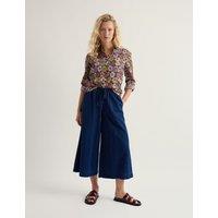 Seasalt Cornwall Pure Cotton Floral Collared Shirt Multi