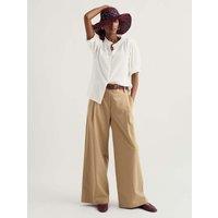 Seasalt Cornwall Pure Cotton Round Neck Relaxed Blouse White
